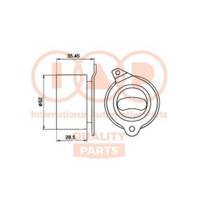 Acquista Rullo tenditore, cinghia dentata da IAP QUALITY PARTS 127-11051 a buon mercato per soli 73,73 €