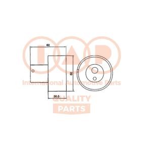 Spannrolle, Zahnriemen für NISSAN von IAP QUALITY PARTS