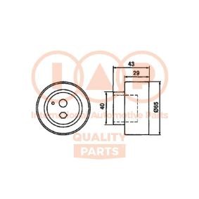 Spannrolle, Zahnriemen für NISSAN von IAP QUALITY PARTS