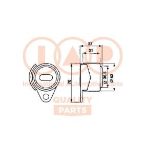 Spannrolle, Zahnriemen für SUZUKI von IAP QUALITY PARTS