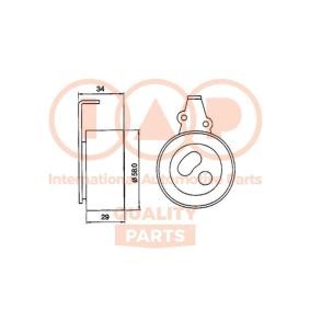 Spannrolle, Zahnriemen für SUZUKI von IAP QUALITY PARTS