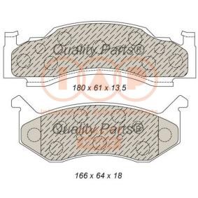 Bremsbeläge für DODGE von IAP QUALITY PARTS