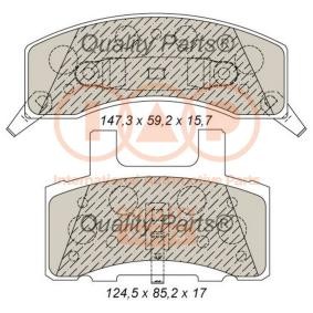 Acquista Pastiglie dei freni da IAP QUALITY PARTS online per TAHOE (GMT400) a prezzi moderati