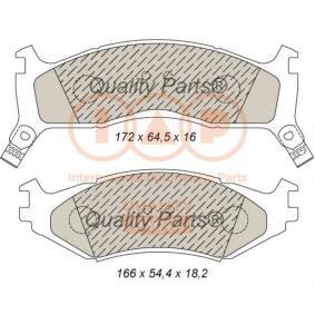 Köp Bromsbelägg av IAP QUALITY PARTS 704-02010 till det låga priset 1124,29 kr