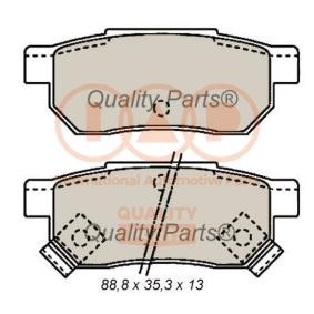 Acquista Kit pastiglie freni da IAP QUALITY PARTS 704-06015 a buon mercato per soli 69,50 €