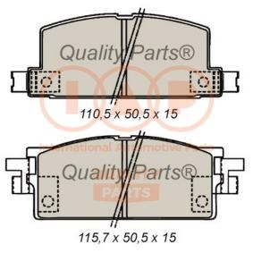 Acquista Kit pastiglie freni da IAP QUALITY PARTS 704-09010 a buon mercato per soli 77,44 €