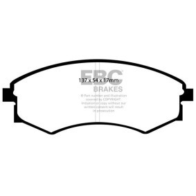 Compre Pastilhas de travão da EBC Brakes DP1358 a um preço baixo por 141448,76 €
