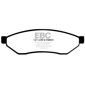 Compre Pastilhas de travão da EBC Brakes DP1546 a um preço baixo por 141448,76 €