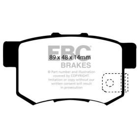 Acquista Kit pastiglie freni da EBC Brakes DP21193 a buon mercato per soli 80,96 €