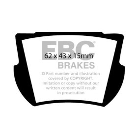 Compre Pastilhas de travão da EBC Brakes DP2145 a um preço baixo por 141448,76 €