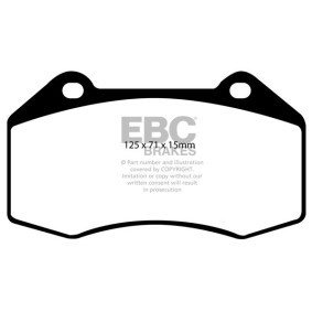 Osta EBC Brakes Jarrupalat netistä A110 II-mallille edulliseen hintaan