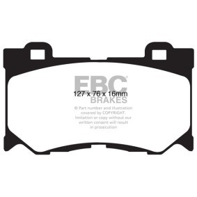 Compre Pastilhas de travão da EBC Brakes DP21823 a um preço baixo por 141448,76 €