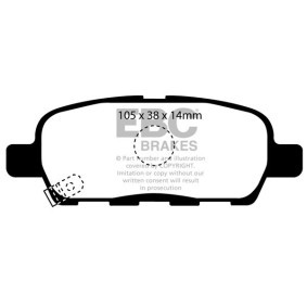 Compre Pastilhas de travão da EBC Brakes DP21955 a um preço baixo por 141448,76 €
