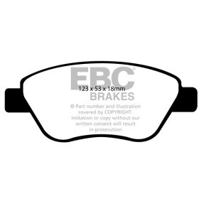 Osta Jarrupalat, levyjarru EBC Brakes:llä DP21965 edullisesti hintaan 144323,73 €