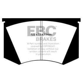 Osta EBC Brakes Jarrupalat netistä DBS Vantage-mallille edulliseen hintaan
