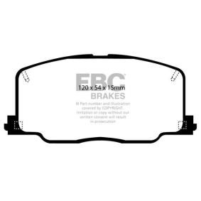 Acquista Kit pastiglie freni da EBC Brakes DP2725 a buon mercato per soli 140298,77 €