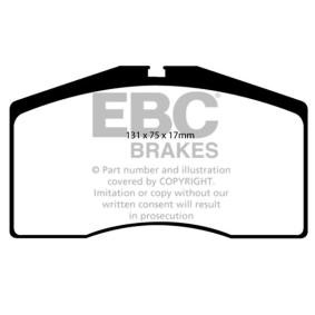 Acquista Kit pastiglie freni da EBC Brakes DP3997C a buon mercato per soli 284,25 €
