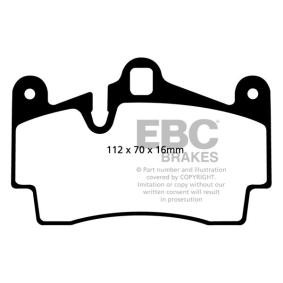 Acquista Kit pastiglie freni da EBC Brakes DP41474R a buon mercato per soli 394,36 €