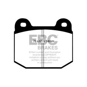 Bremsbeläge für MG von EBC Brakes