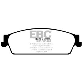 Osta EBC Brakes Jarrupalat netistä Avalanche II Crew Cab Pick-up-mallille edulliseen hintaan