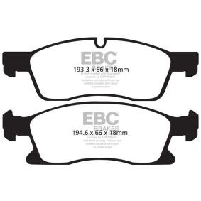 Comprar Juego de pastillas de freno de EBC Brakes DP41871R a bajo precio de 289,29 €