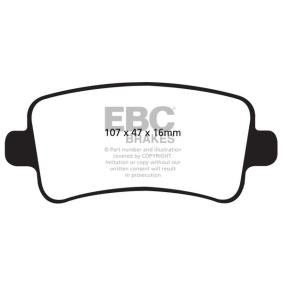 Acquista Kit pastiglie freni da EBC Brakes DP42016R a buon mercato per soli 208,90 €