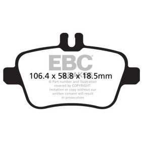 Compre Pastilhas de travão da EBC Brakes DP42157R a um preço baixo por 141448,76 €