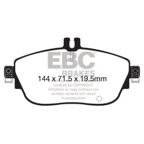 Compre Pastilhas de travão da EBC Brakes DP42165R a um preço baixo por 141448,76 €