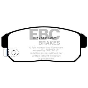 Acquista Kit pastiglie freni da EBC Brakes DP51691NDX a buon mercato per soli 227,59 €