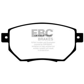 Compre Pastilhas de travão da EBC Brakes DP61659 a um preço baixo por 141448,76 €