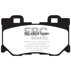 Compre Pastilhas de travão da EBC Brakes DP61824 a um preço baixo por 141448,76 €