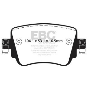Köp Bromsbelägg av EBC Brakes DP91517 till det låga priset 3733,44 kr