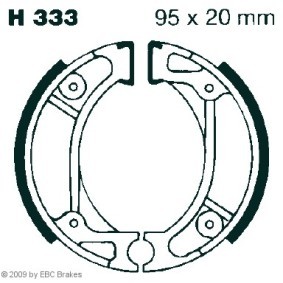 Comprar Juego de zapatas de frenos de EBC Brakes H333 a bajo precio de 10,99 €