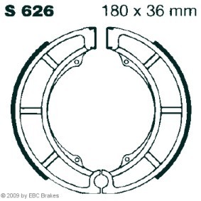 Comprar Juego de zapatas de frenos de EBC Brakes S626 a bajo precio de 36,67 €