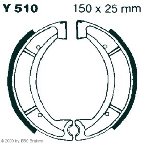 Comprar Juego de zapatas de frenos de EBC Brakes Y510 a bajo precio de 25,44 €