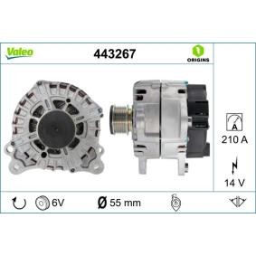 Lichtmaschine 443267 von VALEO günstig für 371,91 € online kaufen