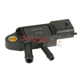 Comprar Sensor, presión gas de escape de METZGER 0906346 a bajo precio de 62,09 €