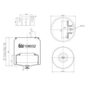 Compre Fole, suspensão pneumática da FEBI BILSTEIN 108032 a um preço baixo por 151,54 €
