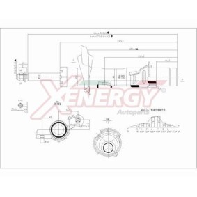 Stoßdämpfer X008171 für Focus C-Max (DM2) für 43,71 CHF