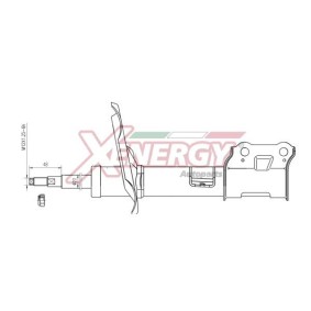 Stoßdämpfer X024338 für i30 CW (FD) für 39,71 CHF