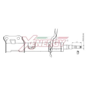 Stoßdämpfer X025338 für i30 CW (FD) für 39,71 CHF