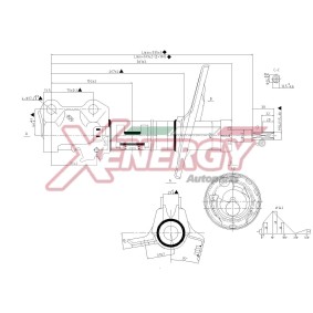 Stoßdämpfer X032339 für TOYOTA