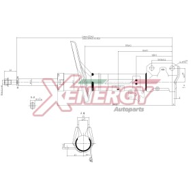 Stoßdämpfer X040335 für RAV 4 II (CLA2_, XA2_, ZCA2_, ACA2_) für 47,14 CHF