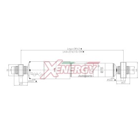 Stoßdämpfer X058348 von AP XENERGY günstig für 75,15 € online kaufen