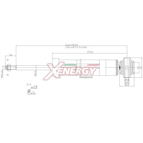 Stoßdämpfer X066349 für PEUGEOT