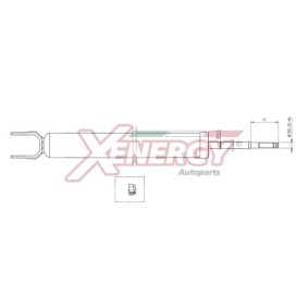 Stoßdämpfer X084349 für i30 CW (FD) für 28,60 CHF