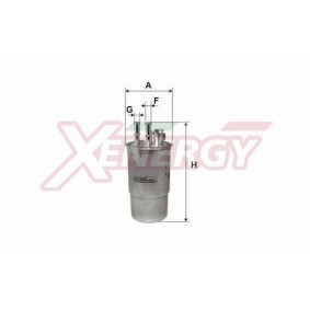 Kraftstofffilter X1510502 für LANCIA
