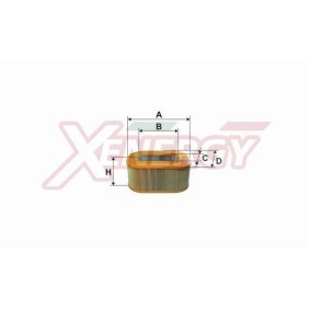 Luftfilter X1522450 für ALFA ROMEO