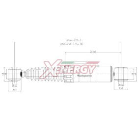 Stoßdämpfer X166341 für 306 Schrägheck (7A, 7C, N3, N5) für 26,37 CHF