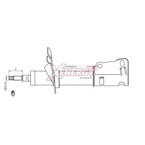 Stoßdämpfer X250339 für DODGE